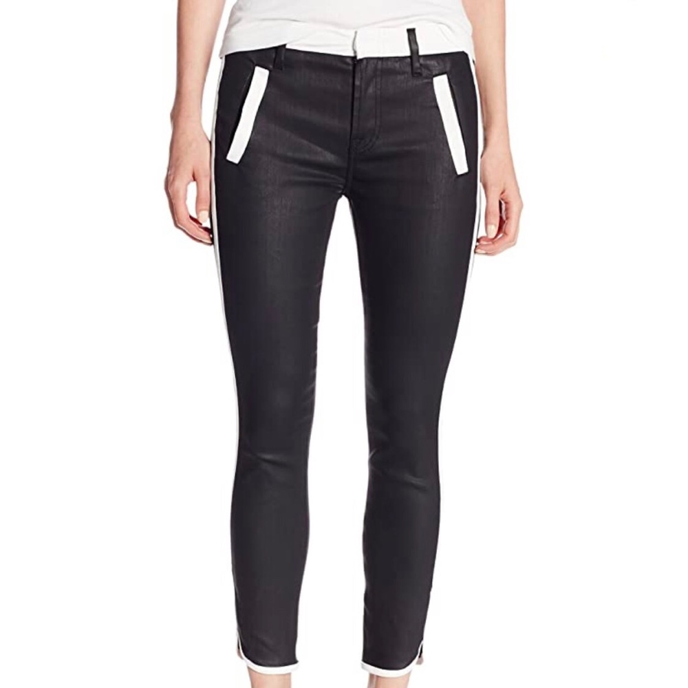 7 For All Mankind Women's Sportif Crop Jean Sz 28 - Picture 4 of 9